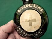 Botella vacía de licor a base de hierbas húngara húngara Unicum Gyomorerosito de colección RARA