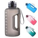 GEMFUL Water Bottle with Handle 2.2 Liter BPA Free for Sports
