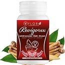 Ginseng + tribulus terrestris + vitamine B6|Stimulant puissant naturel pour femme à base de plantes et vitamines|Améliore l'énergie, l'activité en couple|Fait pour le sexe féminin|REVIGORXX|45 gélules