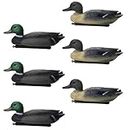 KESOTO 6pcs Full Body Realistic Duck Hunting Decoy Male Mallard Water Float Duck Decoy with Green Head