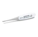 Beurer Clinical FT13, Waterproof, Flexible Measuring Tip, Optical and Sound Fever Alert, Comfortable Fever Measurement Digital Thermometer for Babies, Children and Adults.,Plastic