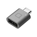 nonda USB-C to 3.1 Gen 1 USB-A SuperSpeed Adapter-Compatible with The New 2015 Macbook 12", ChromeBook Pixel and More, Space Gray