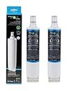 FilterLogic FFL-190W Fridge Water Filter Compatible with Whirlpool 4396508, 4396510, Maytag, KitchenAid, Hotpoint, SBS002, SBS003, SBS200, S20BRS, EDR5RXD1; 461950271171; 481281729632; USC009 (2 Pack)