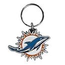 Siskiyou Porte-clés NFL Sports Fan Shop Miami Dolphins Chrome et émaillé Taille unique