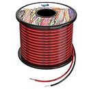 1.3 mm² Cable eléctrico de silicona de 20Metros [negro 10M rojo 10M] 16awg de cables de conexión Cable de cobre estañado trenzado sin oxígeno Resistencia a altas temperaturas