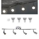 4 Way LED Adjustable Ceiling Spotlight Lamp Kitchen Living Room Lighting