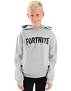 Fortnite Hoodie Boys Kids Battle Royale Logo Game Jumper Sweater 11-12 Years Grey
