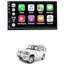 AYW (ALL YOU WANT) AYW 7 INCH Full Touch Double Din Car Stereo Media Player Audio Video Touch Screen Stereo Full Touch HD with MP3/MP4/MP5/USB/FM Player/WiFi/Bluetooth & Mirror Link for Scorpio