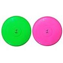VIGOUR SPORTS Flying Disc 8.5 Inch (Set of 2) - Multicolour for Kids and Adults Indoor and Outdoor Fun Games