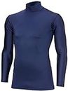 SSK Compression Long Sleeve Shirt, Soft Compression Wear, Navy (70), SS