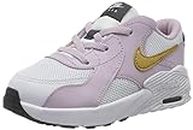 SHOES SNEAKERS NIKE AIR EXCEE (td) BABIES TODDLERS Cd6893-102 - WHITE/METALLIC GOLD-ICED LILAC - 9 C