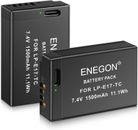 Conector de carga LP-E17 tipo C baterías para Canon Rebel SL2, T6i, T6s, T7i, EOS M3,...