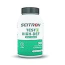 SCITRON TEST HIGH-DEF (Men's Health, Testosterone Health, Vitality & Strength Management) - 90 Veg Capsules