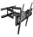 Rife TV Wall Mount for 32 to 80 inch LCD LED Plasma Screens Fully Articulating VESA Stand Bracket (Heavy Duty 60-80 icnh Screen Till 70 kg)