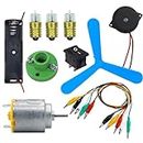 Electronic Spices Electric Circuit Motor Kit, Educational Montessori Learning Kits Set for Kids DIY STEM Science Project