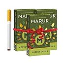 Maruk Forest Trails - Premium Herbal Smokes | No Nicotine, No Tobacco, No Additives | Patented | Made with Pure 100% Ayurvedic Herbs | Quit Smoking Cigarette Alternative (3 Packs, 30 Sticks)