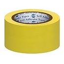 VCR Yellow Duct Tape - 18 Meters in Length 48mm / 2" Width - 1 Roll Per Pack - Strong Book Binding Tape - Waterproof Heavy Duty Duct Tape