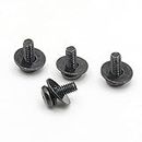 ReplacementScrews VESA Compatible M4 10mm TV/Monitor Wall Mount Screws for 75x75mm and 100x100mm Brackets. Metric Screws & Washers for Mounting Any TV/Monitor Brand.
