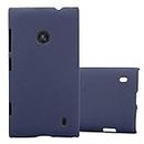 Cadorabo Case Compatible with Nokia Lumia 520 in Frosty Blue - Shockproof and Scratch Resistent Plastic Hard Cover - Ultra Slim Protective Shell Bumper Back Skin