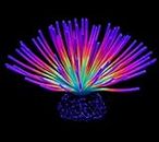 Homvexi Aquarium Rainbow Ball with Glowing Effect (Under LED Light), Artificial Silicone Aquarium Decorative Ornament for Fish Tank Landscape Aquarium Accessories (Medium, Rainbow)
