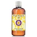 Pure Peanut Oil 100 ml (Arachis hypogeae) 100 % naturel pressé à froid et qualité thérapeutique