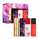 So…? Iconic Womens Mini Galore Body Mist Body Spray Fragrance Gift Set 4 x 50ml