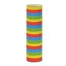 Beistle Assorted Color Serpentine Roll New Year's Eve Party Favors, Birthday Decor, 5" x 1.5", Multicolor