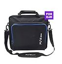 TCOS TECH PS4 Travel Bag for PS4 Slim Model Travel Bag Storage Carry Case for PlayStataion 4 Slim Console and Accessories Travel Backpack Storage Carrying Case Shoulder Bag