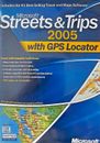 Microsoft Streets & Trips (CD, 2005, conjunto de 2 discos) versión completa Windows BUENO