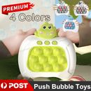 Portable Squeeze Bubble Sensory Toy Push Pop Game Machine Light-Up Push Pop Toys