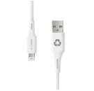 iPhone Compatible Certified USB Charger Cable Recycled Plastics 1.2 m White
