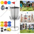 24 Chain Disc Golf Basket Rack Disc Golf Target 6/8pcs Disc Golf Outdoor Game