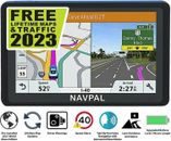 7 pulgadas GPS para automóvil navegación pantalla táctil con mapas dirección hablada 2023 Navpal