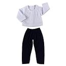SAZ DEKOR 2Pieces Casual T-Shirt Top Trousers Sweater Clothes for 18 American Girl Our Generation Doll