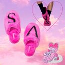 NWT Victoria’s Secret Pink Closed-Toe Faux Fur Slipper (26667978)