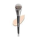 Flat Foundation Brush for Liquid Makeup By ENZO KEN, Liquid Foundation Brush, Flat Makeup Brush for Liquid Foundation, Make up Brushes for Liquid Foundation, Makeup Foundation Brush. (Black, 820)