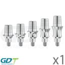 CAD/CAM Rotational Titanium Base Internal Hex Dental Im plant GDT