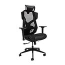 RESPAWN FLEXX Mesh Gaming Chair With Lumbar Support, Ergonomic Gaming Chair with Recline/Tilt Tension Controls, Adjustable Arms, 300lb Max Weight With Wheels for Computer/Desk/Office - Black