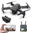 4k HD Drone Camera for Adults and Kids, FPV Live Video RC Quadcopter WiFi Drone Camera Remote Control with Gesture Selfie, Flips Bounce Mode, App One Key Headless Mode
