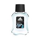 adidas Ice Dive Eau de Toilette, Refreshing Men's Fragrance with a Woody Aromatic Scent for a Positive Appearance – 1 x 50 ml