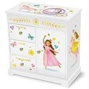 Musical Princess Jewellery Box for Girls - Kids Dancing Princess Music Box with Mirror, Fairytale Gifts for Little Girls, Jewellery Boxes, Childrens Birthday Gift, Ages 3-10