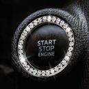 1PC Car Start Stop Ring Push Button Knob Key Switch Bling Ring Crystal Decor NEW