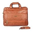Handcuffs Laptop Messenger Bag 17 Inch Expandable Leather Office Bag For Men And Women