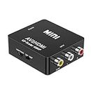 Tobo KLKE AV to HDMI Converter, RCA to HDMI,1080P Mini RCA Composite Cvbs AV to HDMI Video Audio Converter Adapter Supporting PAL/NTSC for PC Laptop WII U Xbox PS4 PS3 (AV-to-HDMI)