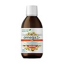 Genuine Health Omega3+ Joy, 200ml bottle, 1726mg EPA, 863mg DHA, Supports healthy daily mood balance, Orange flavoured liquid, Wild-caught, Non-GMO