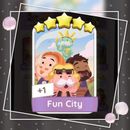 5 Star Stickers  For Monopoly Go - Fun City (Prestige) DM for Bundle Deals