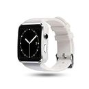 Smart Watch with Camera Touch Screen Support SIM TF Card Bluetooth Smartwatch for iPhone Xiaomi Android Phone (White)