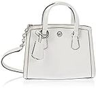 MICHAEL KORS Women Chantal XS Handbag Bag, Optic White, 20,32 x 12,7 x 5,08