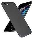 LOXXO® Back Cover Compatible for iPhone 7/8/SE/SE (3rd Gen), Liquid Silicone Gel Rubber Shockproof Candy Phone Cases for iPhone 7/8/SE/SE (3rd Gen) (Space Grey)