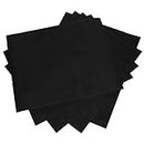 NEE 5PCS Durable Grill Mat, BBQ Pad, for Home Kitchen Cooking, Roasting, Baking and Frying(Black)